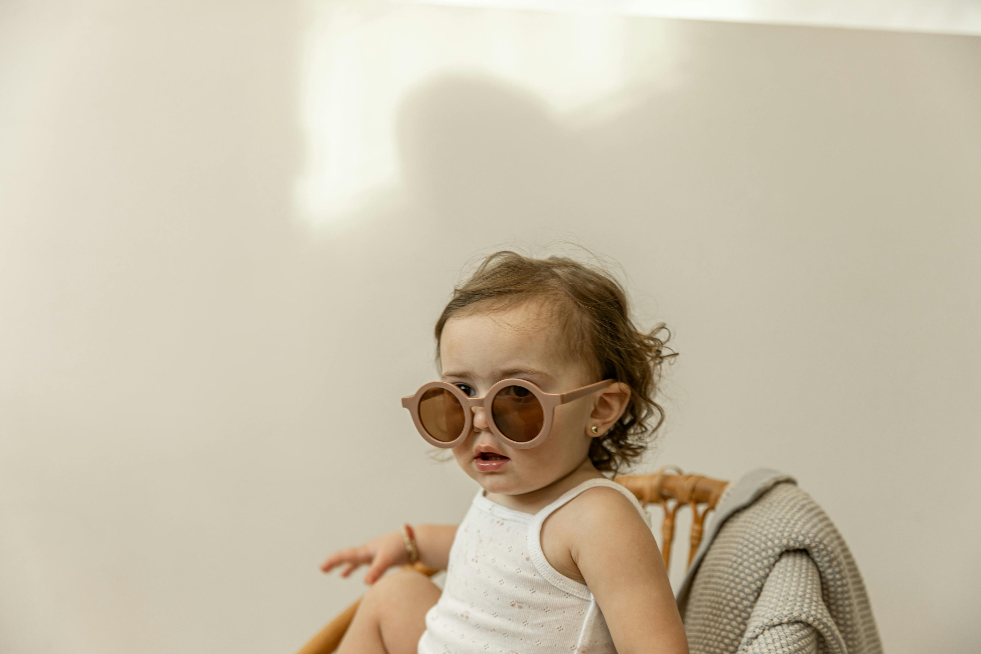 Pointelle Undershirt With Cherry Print White/Blue
