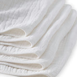 RILEY 5-Pack Crinkle Muslin Burp Cloths