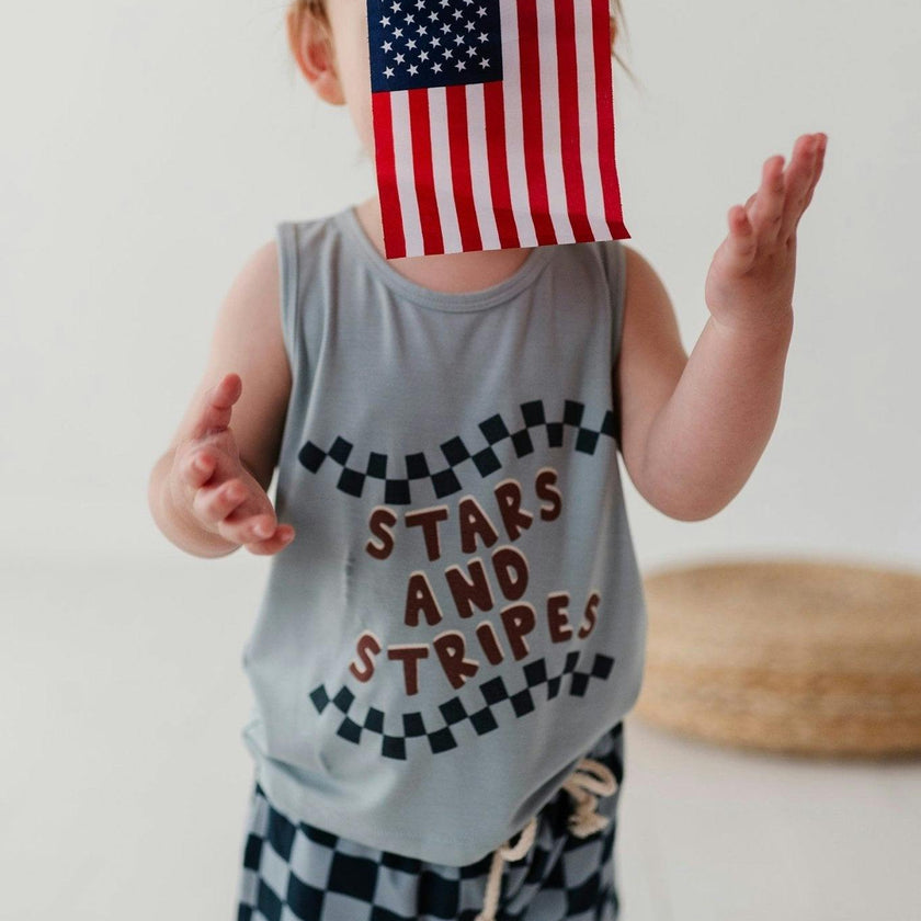 Boy's Tank Top Stars and Stripes
