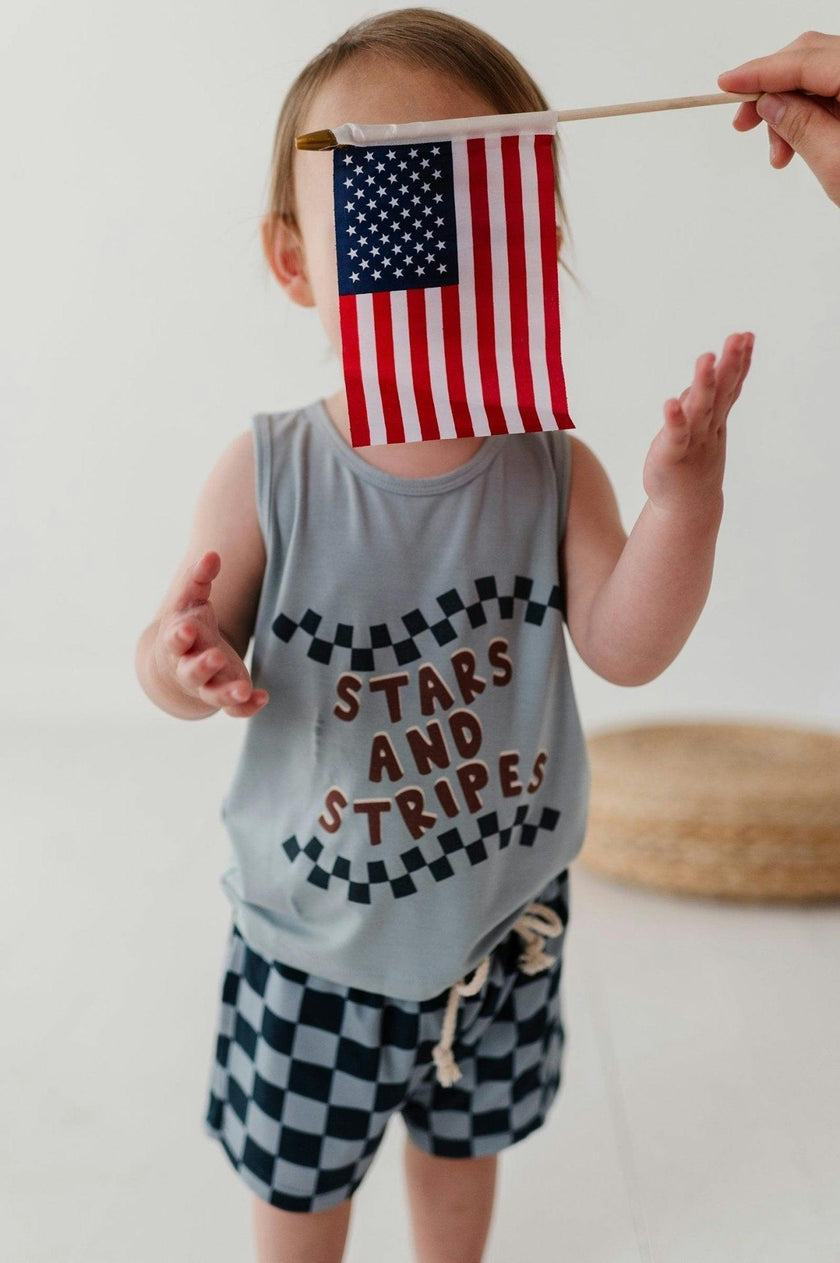 Boy's Tank Top Stars and Stripes
