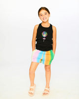 Organic Cotton Jersey Tank Top Black
