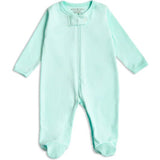 Blue Baby Footie Sleeper | Hypoallergenic Pima Cotton