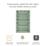 Lido Wave Bookcase in Light Sage