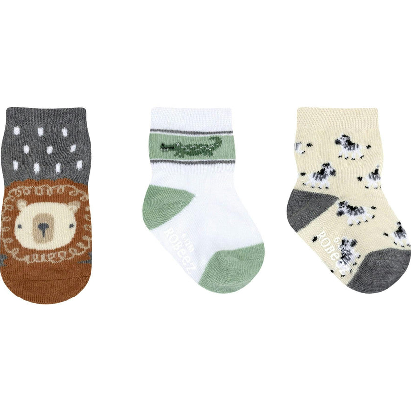 On A Safari 3-Pack Baby Socks
