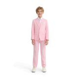 Pink Four-Piece Tailored Suit Set