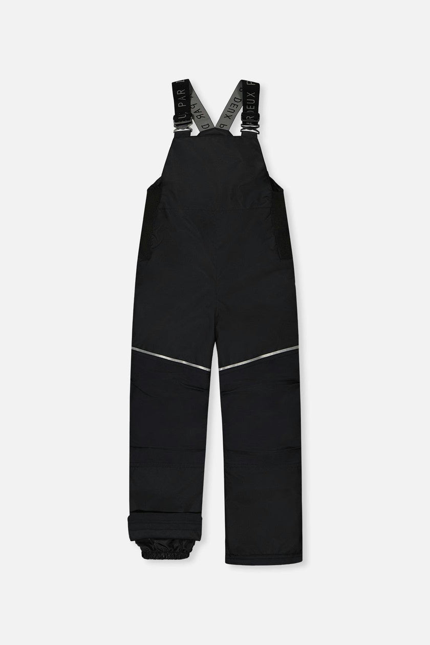 Two Piece Discover Snowsuit Black Brown and Blue