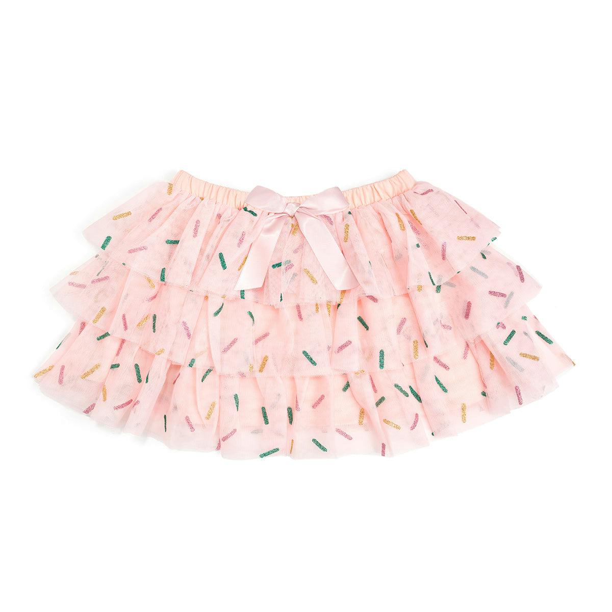 Birthday Girl Sprinkle Tiered Tutu Skirt
