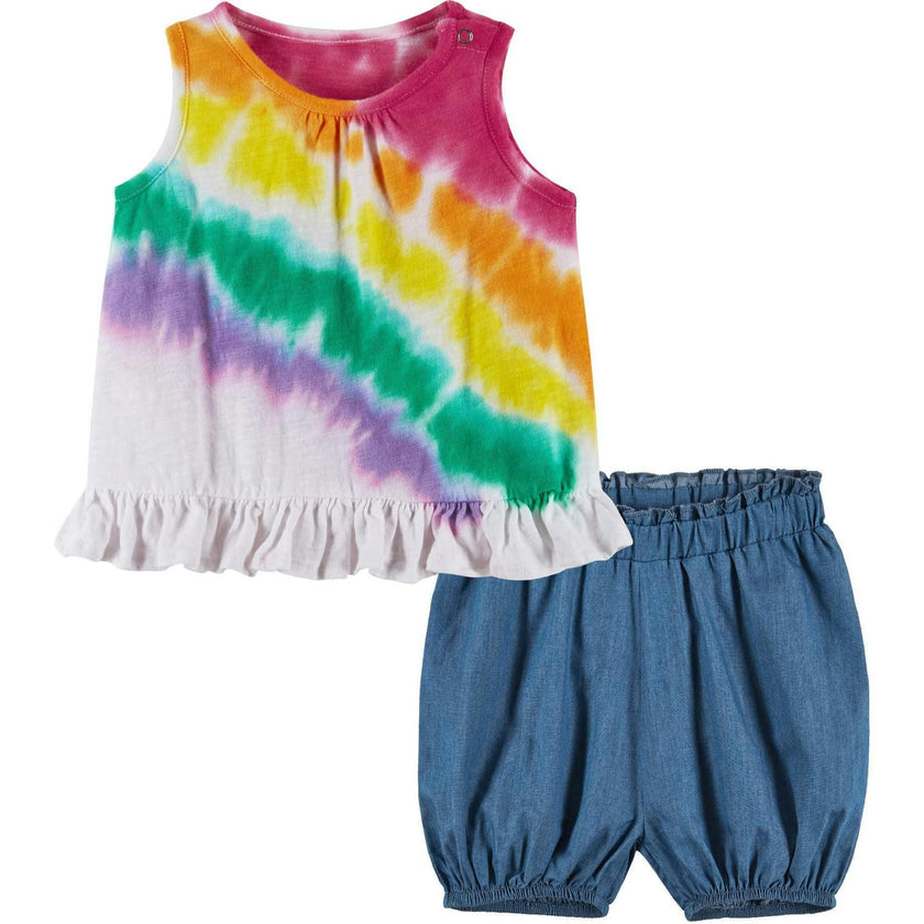 Baby Rainbow Top and Short Set