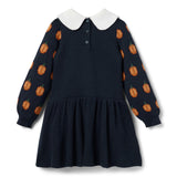 The Pumpkin Patch Sweater Dress, navy blue