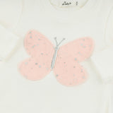 Butterfly Pink/Pink Silver Tulle 2pc Set