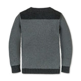 Organic Shoulder Detail Crew Neck Sweater