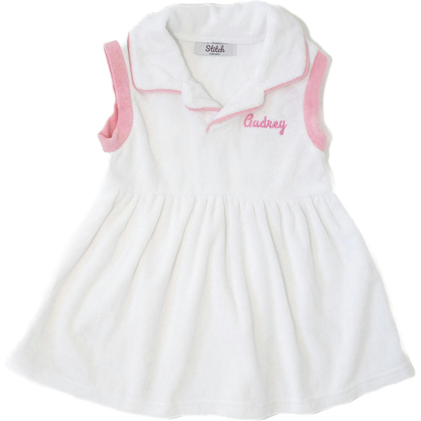 Custom Embroidered Terry Polo Dress