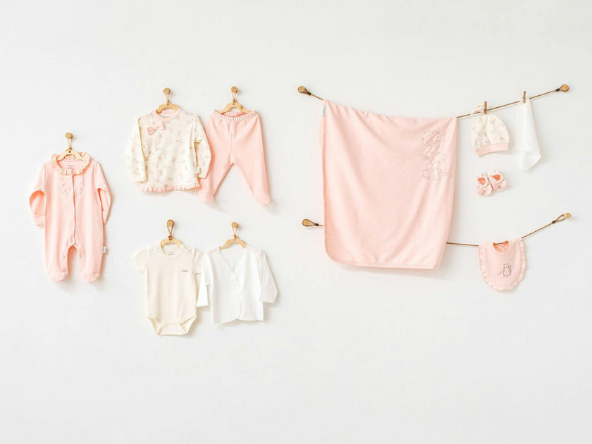 Pink 5 Piece Newborn Set