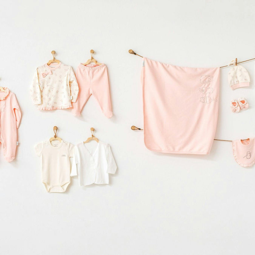 Pink 10 Piece Newborn Set