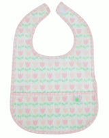 The Wipe It Bib in Tulips