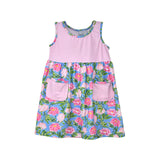 UPF 50+ Dahlia Sleeveless Tee Dress w/ Pockets