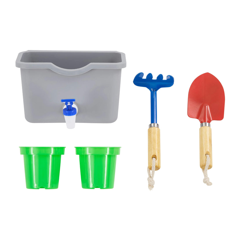 Clover Wooden Mud Kitchen with Water Station and Chalkboard