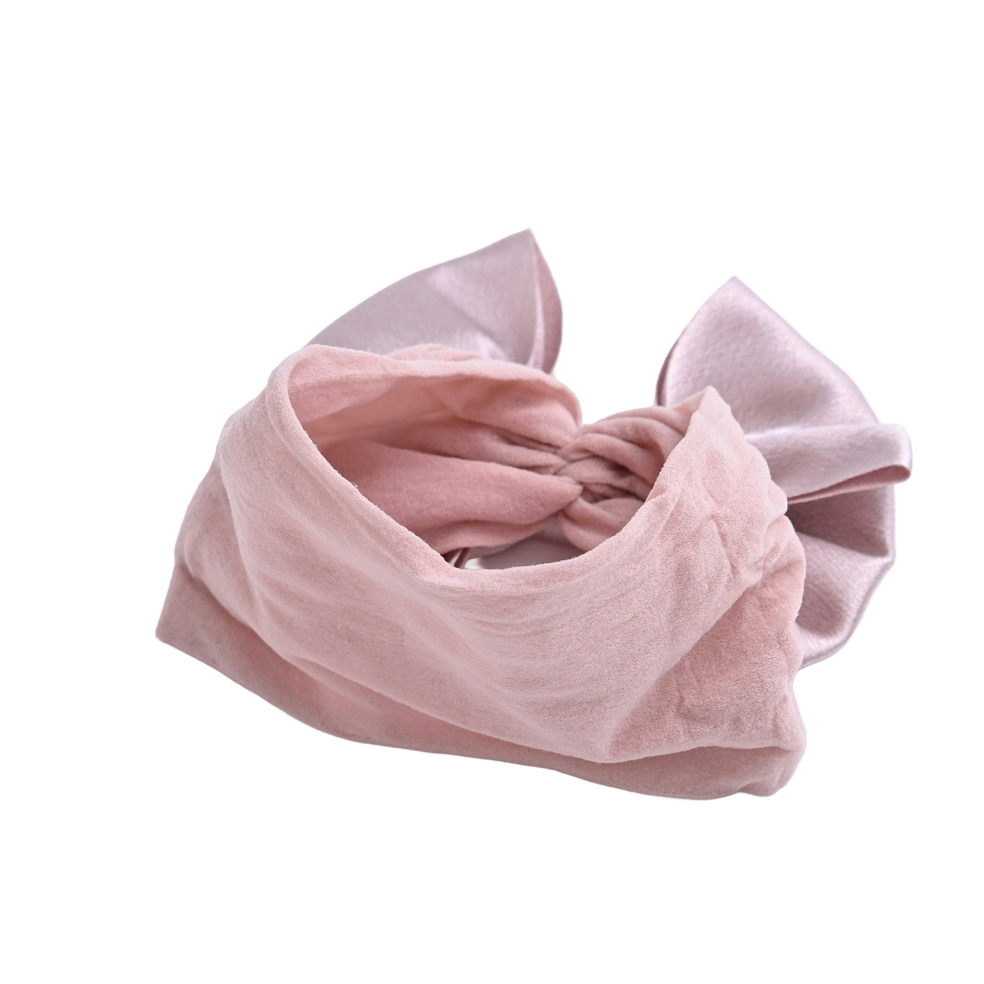 Multicolor Elastic Bow Headband Set