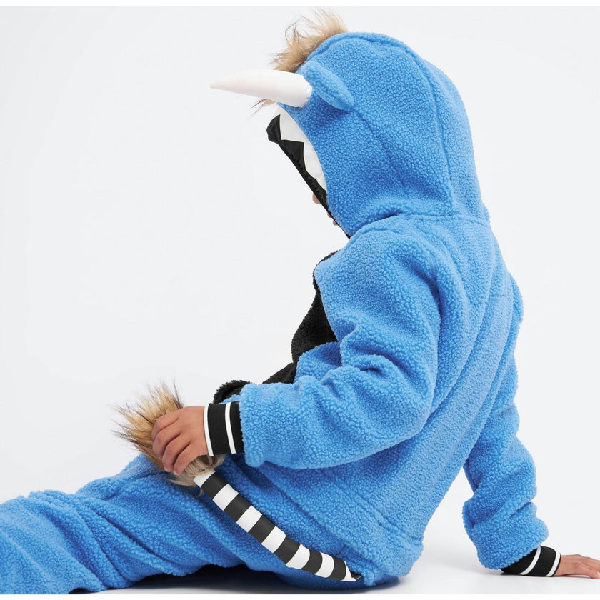 Wild Thing Fleece Jumpsuit, Blue