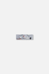 Printed Organic Cotton Headband Blue Grey Sheep