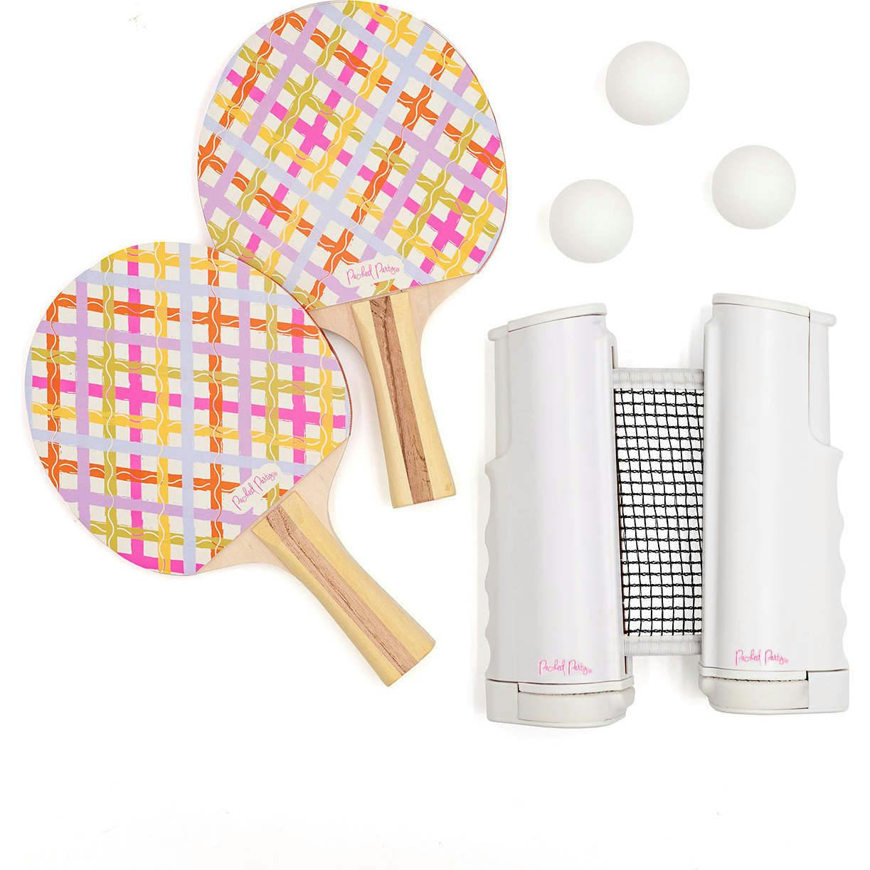 Packed Party Game Set Match 6-Piece Table Tennis Set