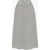 The Delphine Nap Skirt - Black/Sand Gingham