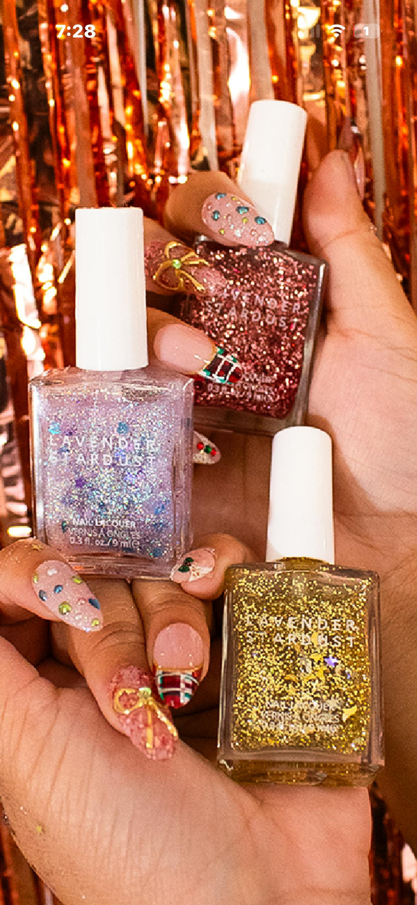 Party Glitter Nail Topper