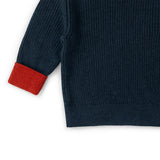 Midnight Snuggly Knitted Jumper, Blue