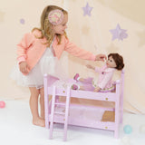 Olivia'S Little World 18" Doll Wooden Convertible Bunk Bed