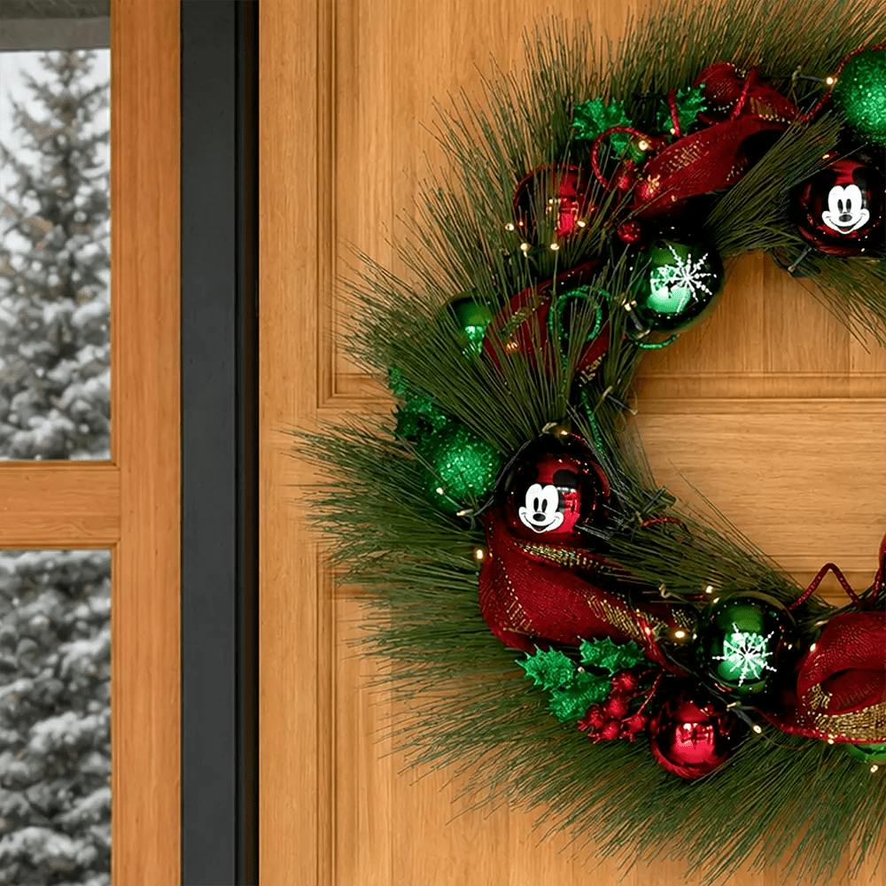 Disney® Mickey Mouse Christmas Wreath Pre-Lit