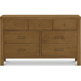 Nantucket 7-Drawer Assembled Dresser in Natural Walnut