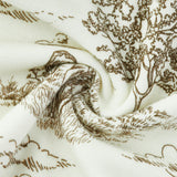 Country Toile Luxe Stretch Kerchief Bib