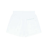 boys shell white french terry short