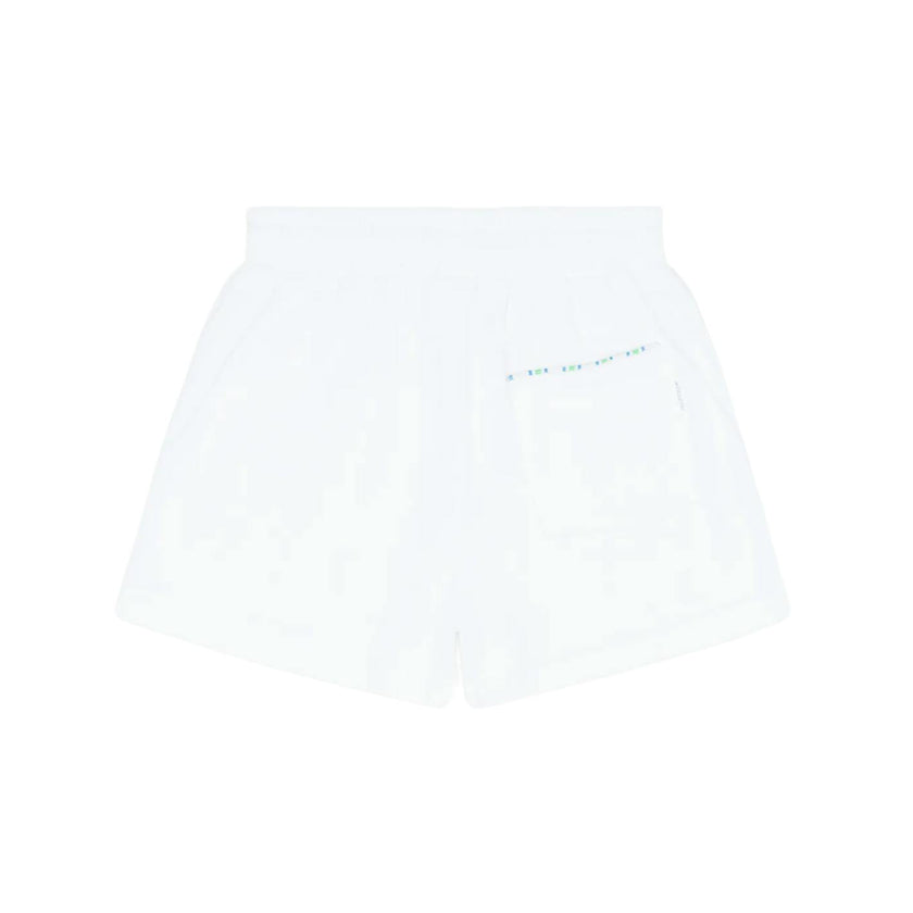 boys shell white french terry short