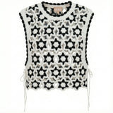 Brocade Tie Vest