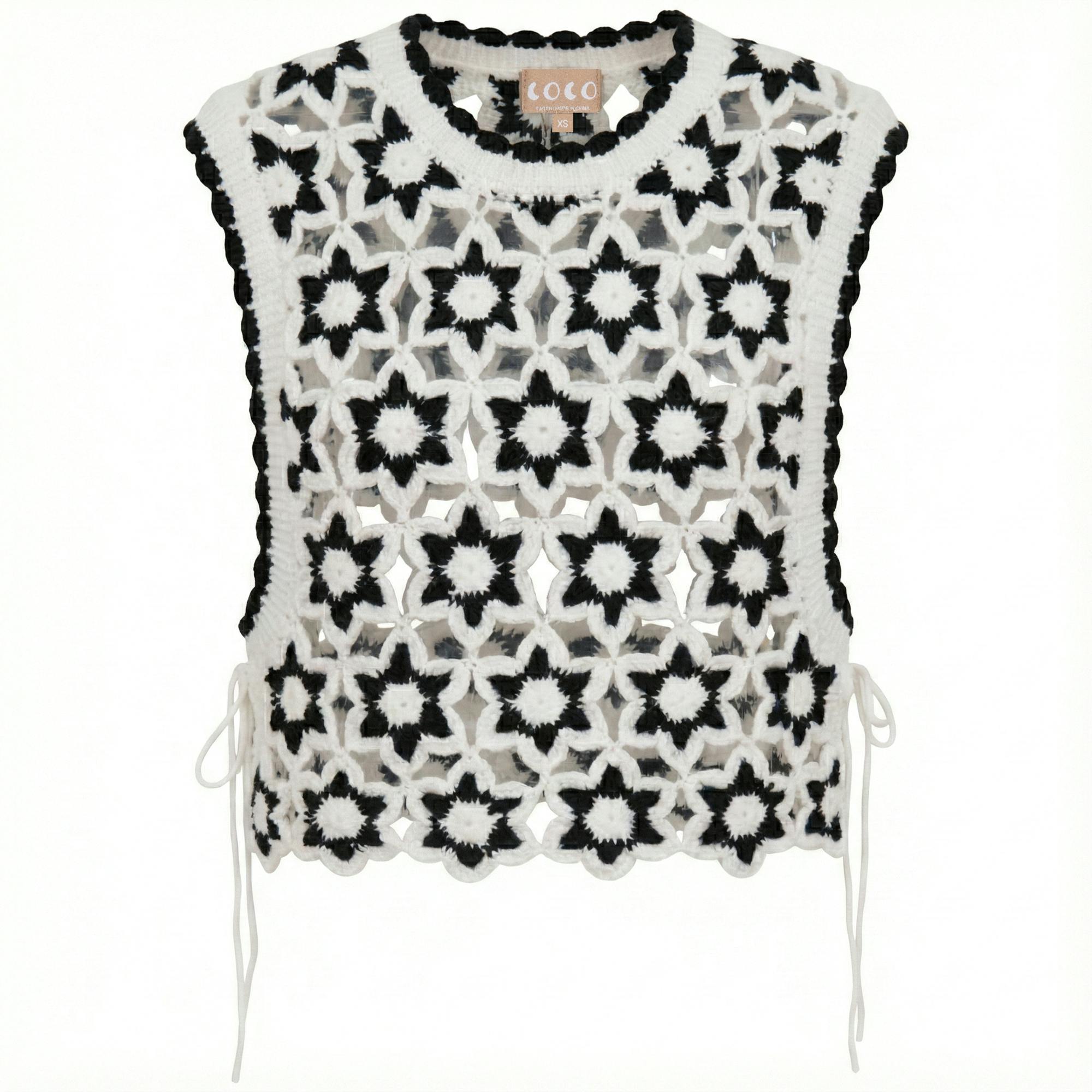 Brocade Tie Vest