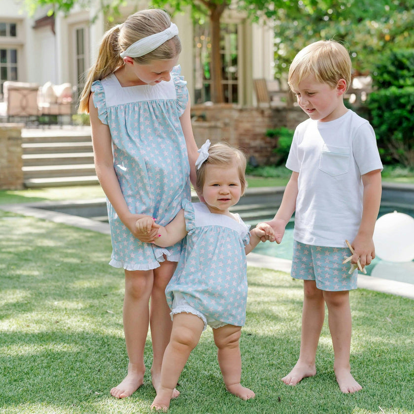 Walker Boys' Short Set - Seaside Starfish