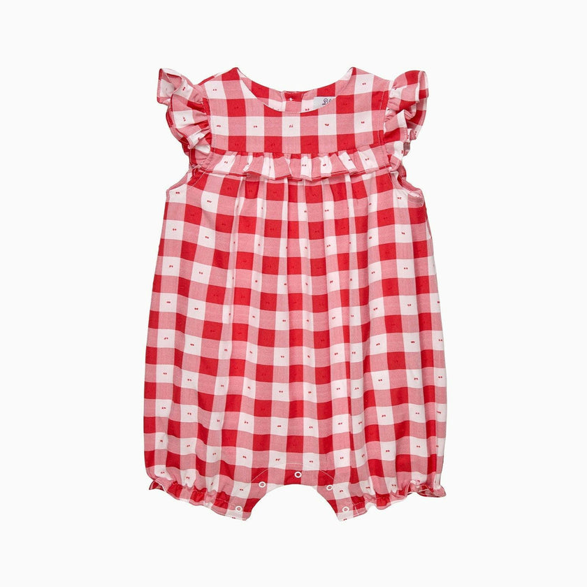 Baby Gingham Ruffle Romper