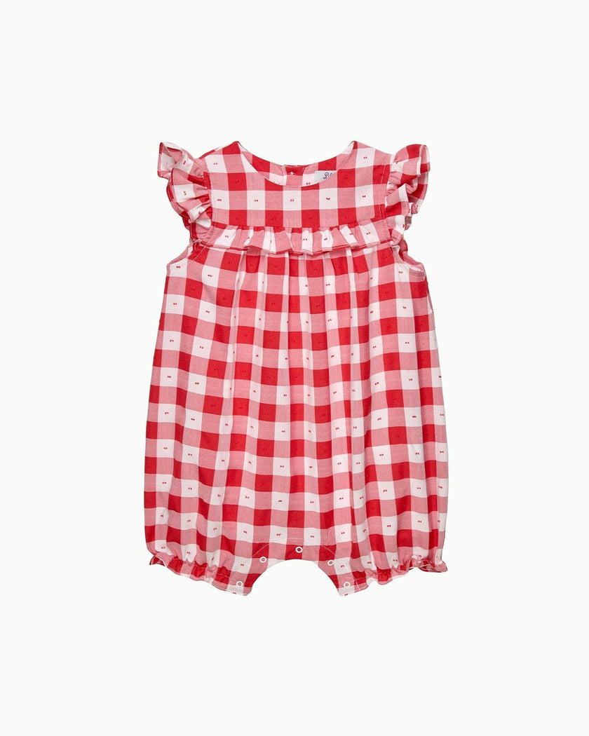 Baby Gingham Ruffle Romper