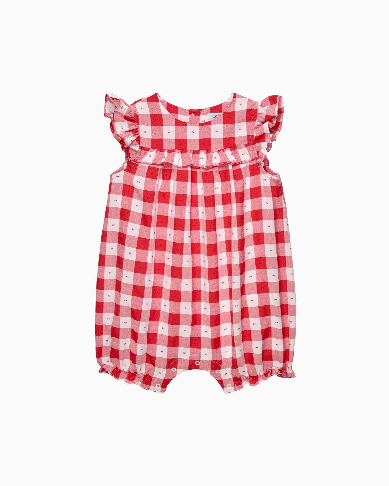 Baby Gingham Ruffle Romper