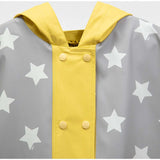 Stars Print Rain Hooded Poncho