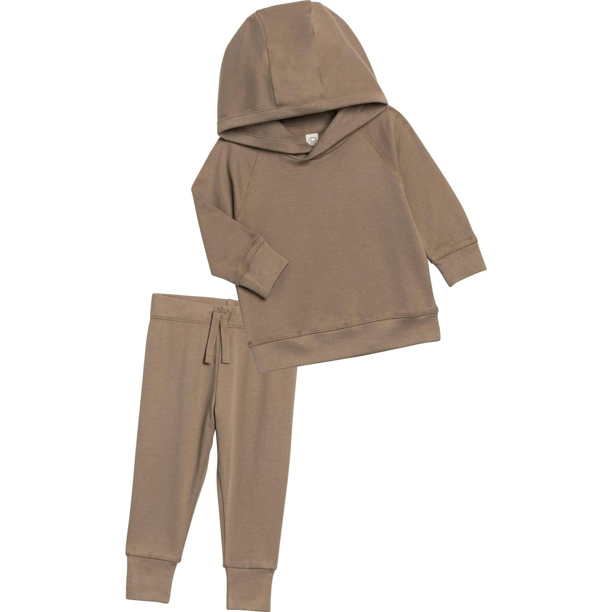 Organic Infant Lightweight Hoodie and Pant Set
