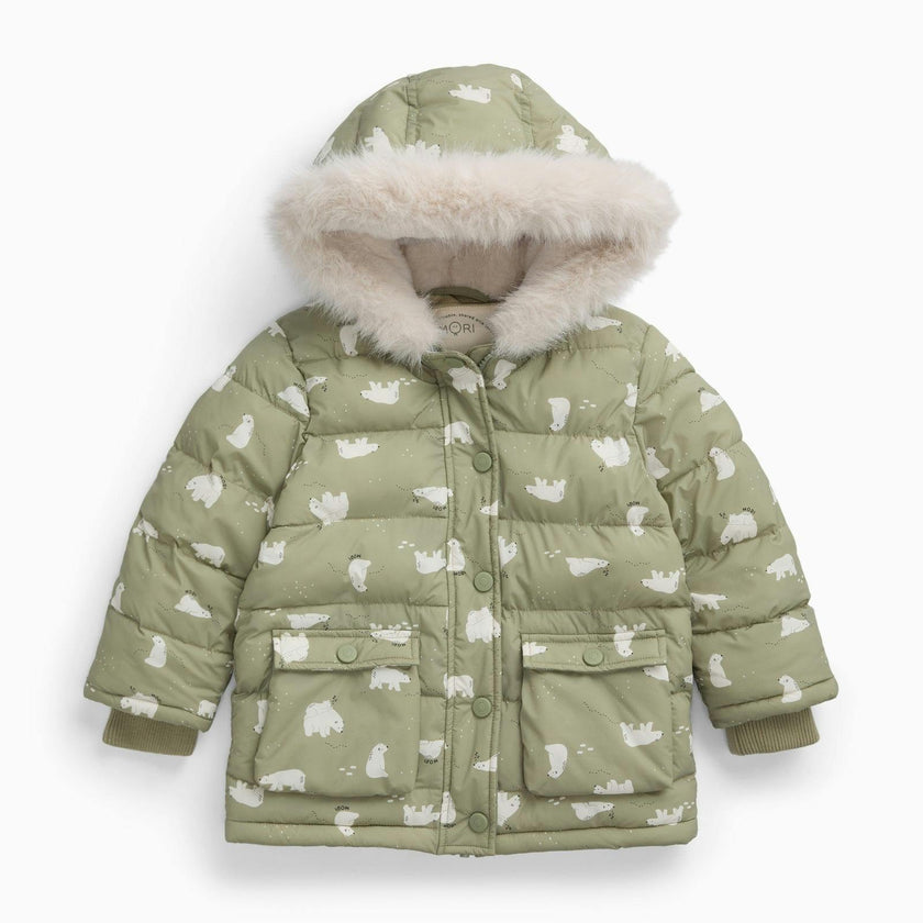 Polar Bear Water Repellent Padded Winter Coat