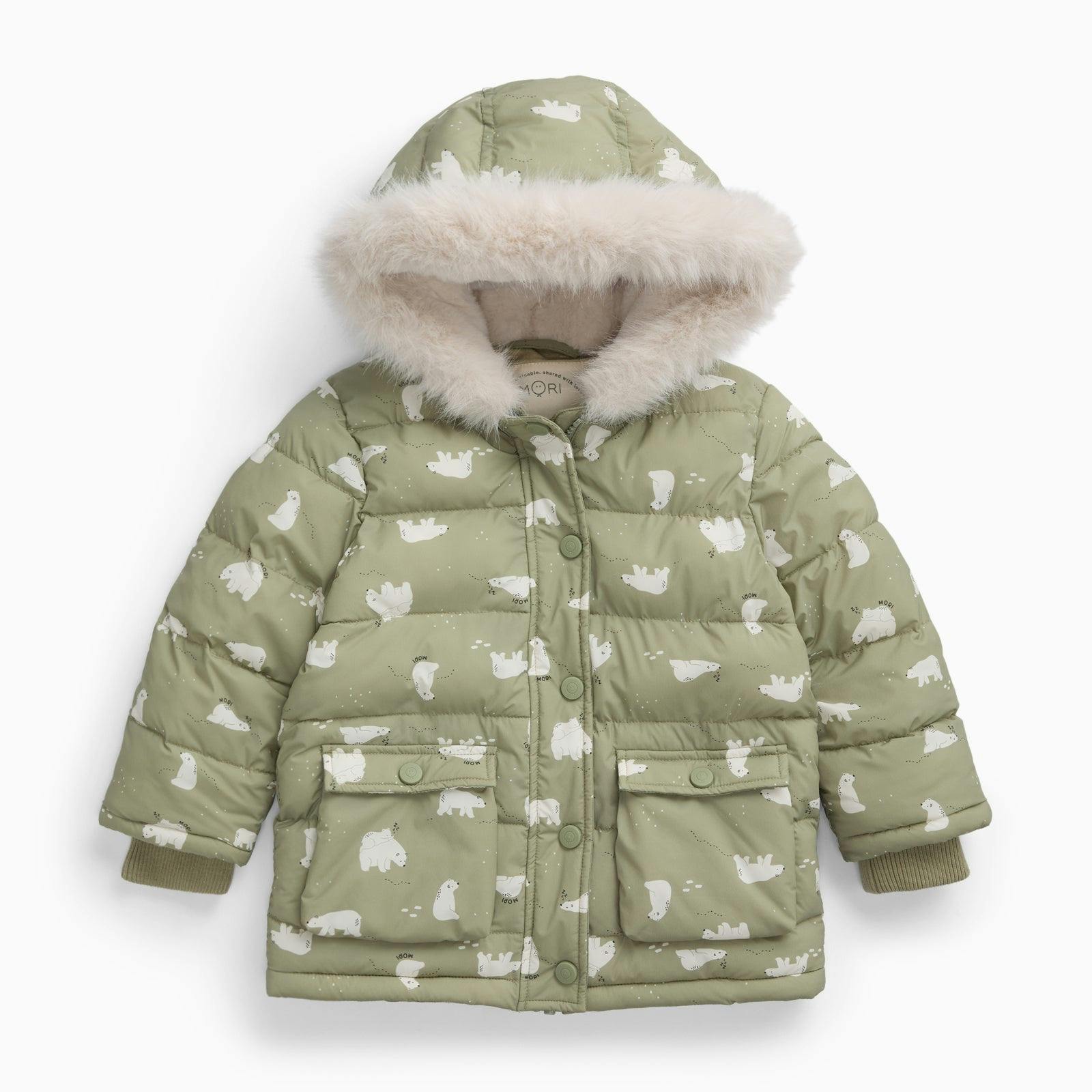 Polar Bear Water Repellent Padded Winter Coat