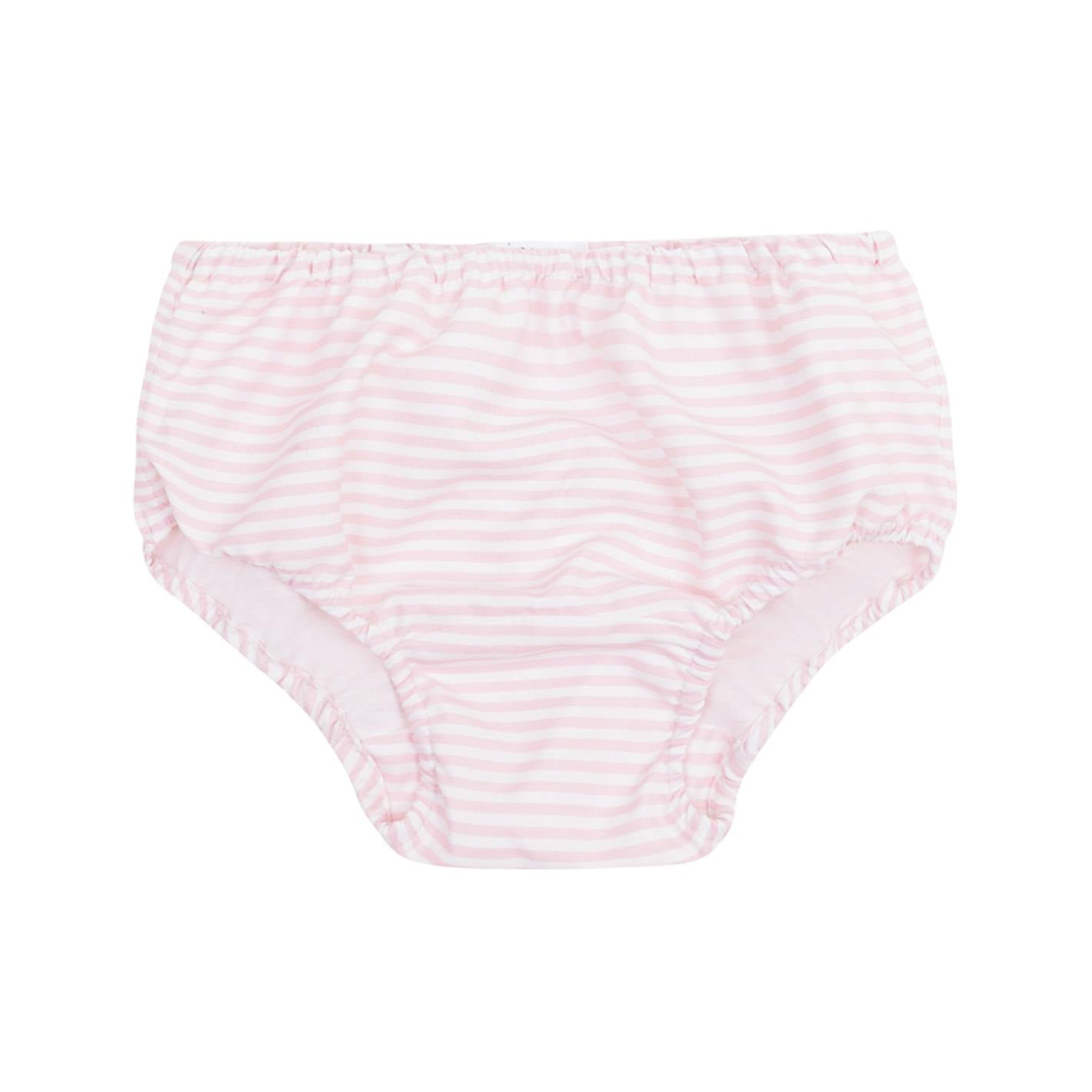 baby pink stripe diaper cover