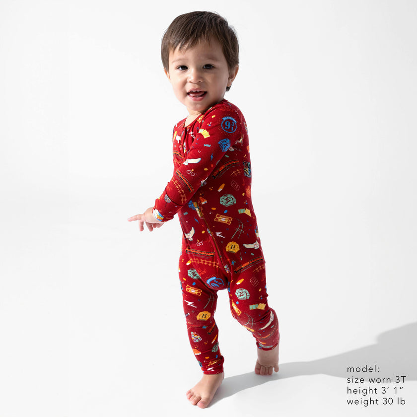Hogwarts Express Bamboo Convertible Footie