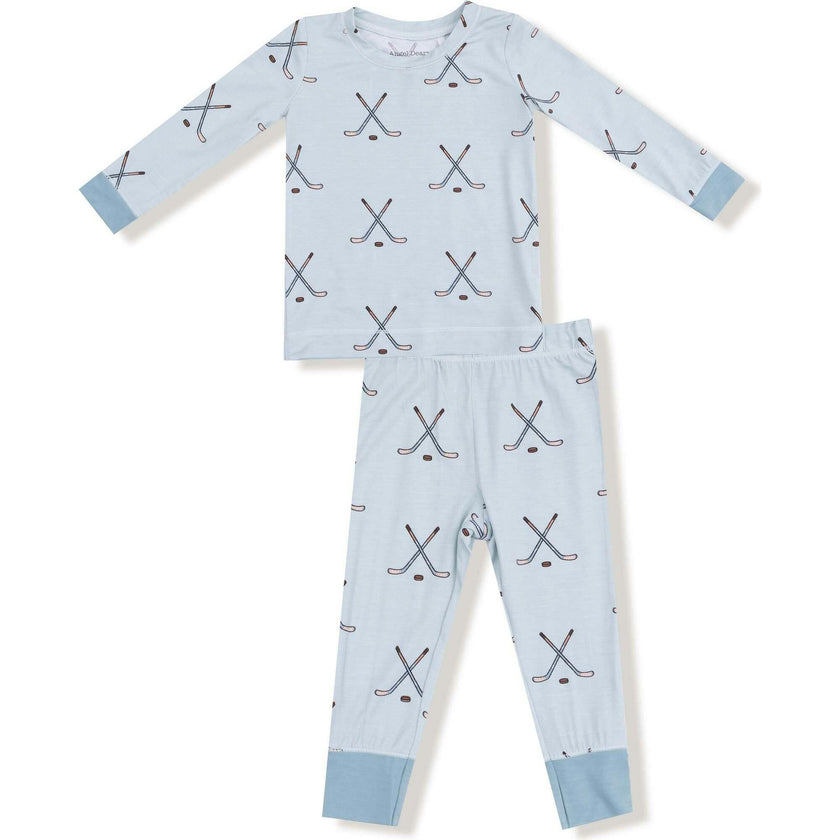 Hockey - Pink - Long Sleeve Loungewear Set