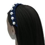 Multicolored Pearl Studded Headband