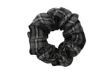 Winter Check Scrunchie