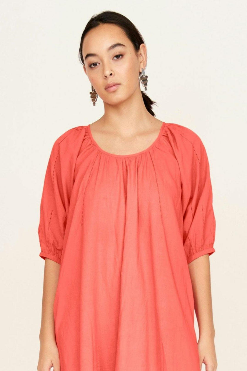 Seville Dress in Lobster